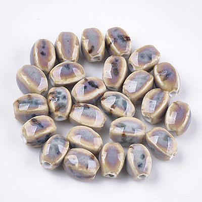 Handmade Porcelain Beads PORC-S498-07F-1