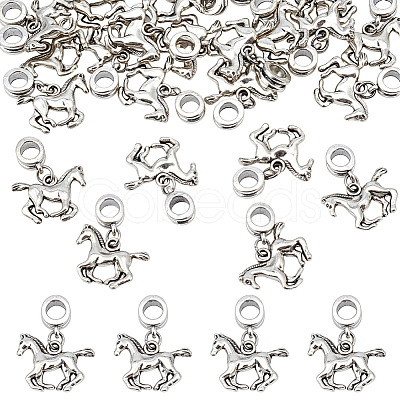 24Pcs Alloy European Dangle Charms PALLOY-PH01870-1