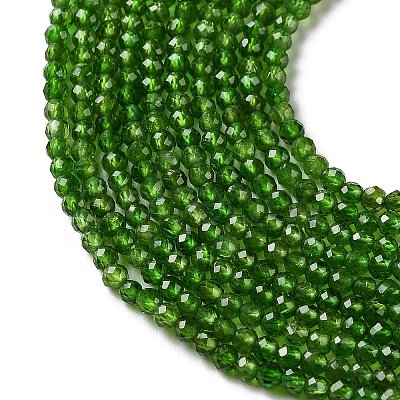 Natural Green Diopside Beads Strands GG-CBA4941-A02-2mm-1