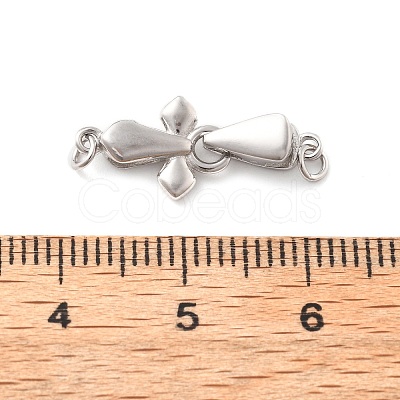 925 Sterling Silver Fold Over Clasps STER-S013-05P-1