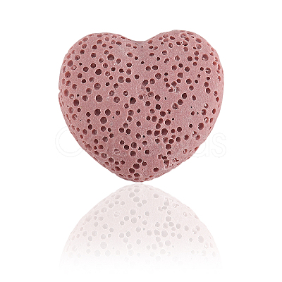 24Pcs Unwaxed Natural Lava Rock Beads G-LT0001-03A-1