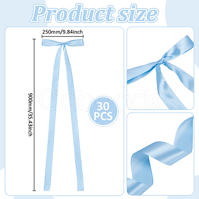 15Pcs Polyester Bowknot Chair Straps HJEW-UN00123-1