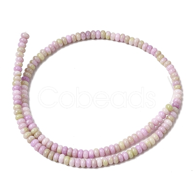 Cracked Opaque Glass Beads Strand GLAA-D306-A04-1