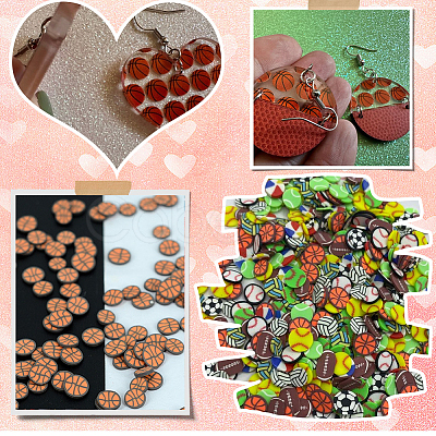 1 Set Polymer Clay Cabochons CLAY-SC0002-39A-1