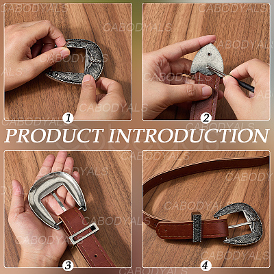 Belt Zinc Alloy Buckle Sets FIND-WH20023-057B-1