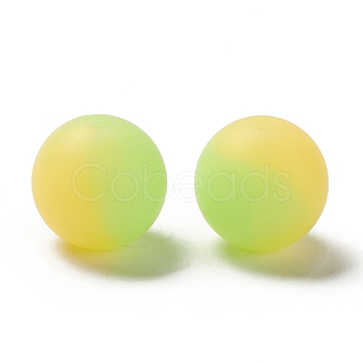 Two Tone Luminous Silicone Beads SIL-I002-01A-1