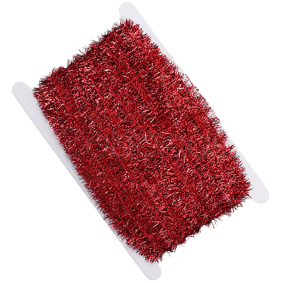 25 Yards Polyester Filigree Sparkle Tinsel Hanging Garland DIY-CY0001-97A-1