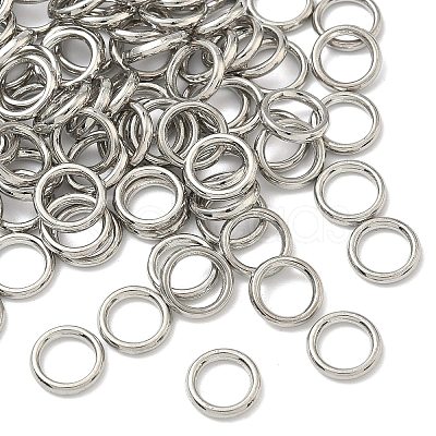 Alloy Soldered Closed Jump Rings PALLOY-H039-P-1