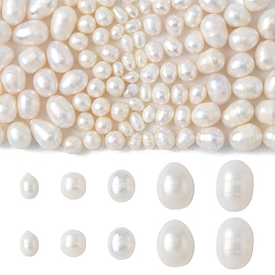 10Pcs Natural Cultured Freshwater Pearl Beads PEAR-YW0001-16-1