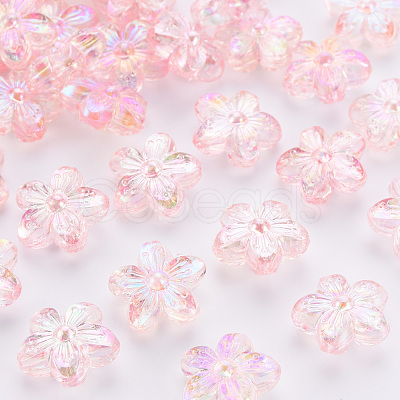 Transparent Acrylic Beads TACR-S154-45C-902-1