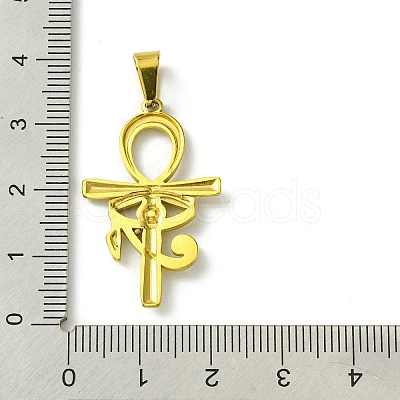 PVD Vacuum Plating 304 Stainless Steel Pendants STAS-H192-03G-02-1