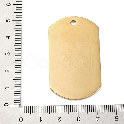 201 Stainless Steel Pendants STAS-R002-02G-07-1
