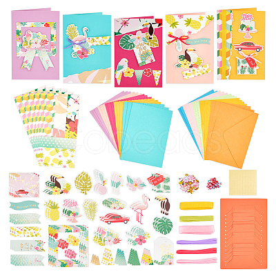 DIY Teachers' Day Theme Envelope & Card Kids Craft Kits AJEW-WH0415-62E-1