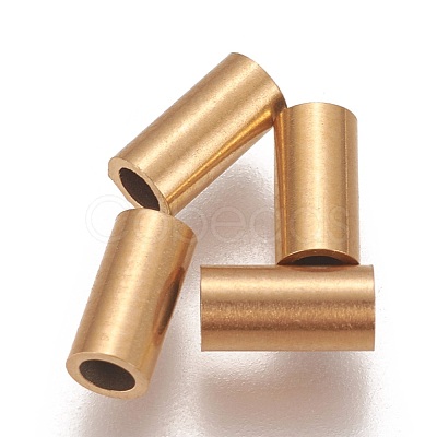 Ion Plating(IP) 304 Stainless Steel Tube Beads STAS-L216-23E-G-1