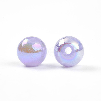 Electroplate Pearlized Glass Pearl Beads EGLA-T021-14C-06-1
