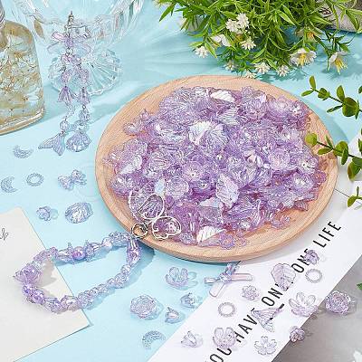 200g Transparent Acrylic Beads OACR-SP0001-86C-1