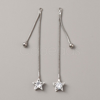 Brass Rhinestone Tassel Big Pendants LS-KK-TAC0011-03C-1