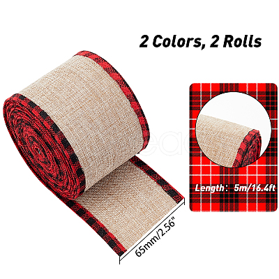 2Rolls 2 Colors Linen Rolls OCOR-GA0001-09-1