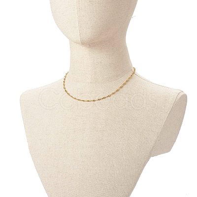 304 Stainless Steel Link Chain Necklaces NJEW-JN03609-1