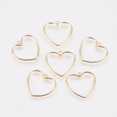 Brass Pendants KK-K230-15G-NF-1
