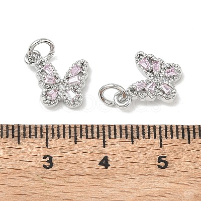 SHEGRACE Brass Pave Clear Cubic Zirconia Pendants XGRQ3Q731-628P-C-1