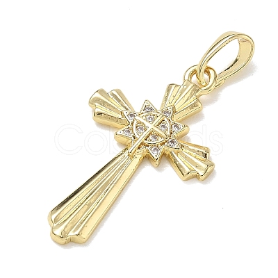 Brass with Crystal Rhinestone Pendants RB-CBA6830-03G-01-1
