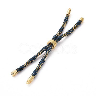 Nylon Cord Silder Bracelets MAK-C003-03G-22-1