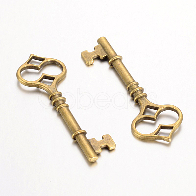 Tibetan Style Alloy Big Pendants TIBEP-14692-AB-FF-1
