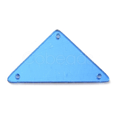 Triangle Acrylic Mirror Sew on Rhinestones MACR-G065-02C-02-1