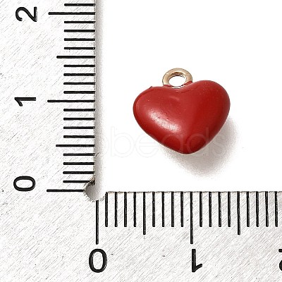 Brass Enamel Charms KK-R212-19G-04-1