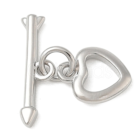 Brass Toggle Clasps KK-CBAFC6C-07C-P-1
