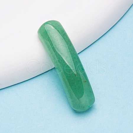 Natural Green Aventurine Curved Rectangle Links PW-WGACC19-06-1