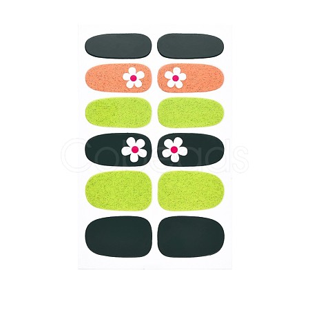 Flower Series Full Cover Nail Decal Stickers MRMJ-T109-WSZ494-1