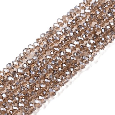Electroplate Glass Beads Strands EGLA-A044-T1mm-A16-1