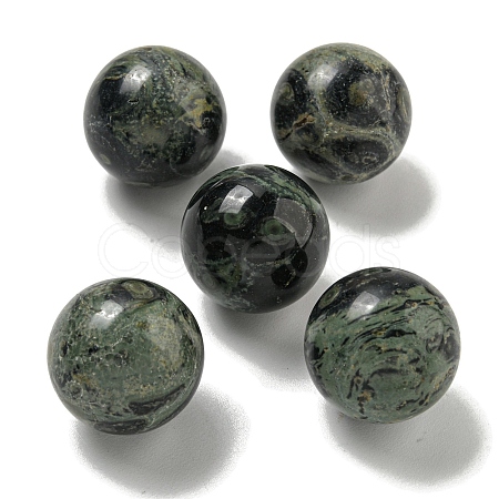 Natural Rhyolite Jasper Round Ball Figurines Statues for Home Office Desktop Decoration G-P532-02A-11-1