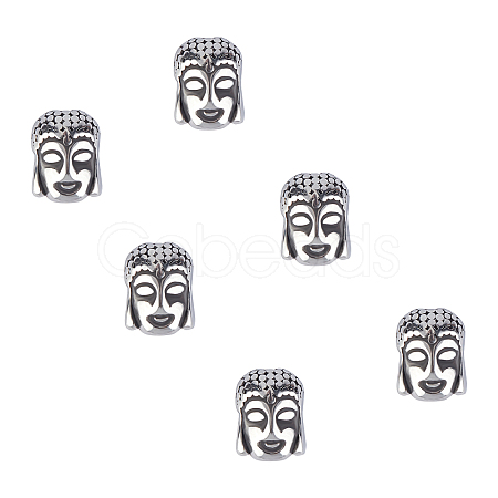 304 Stainless Steel Beads STAS-UN0008-05AS-1