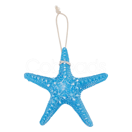 Hanging Resin Pendant Decorations RESI-WH0034-21-1