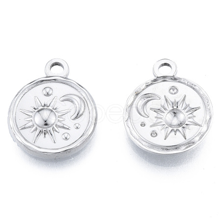 Non-Tarnish 201 Stainless Steel Pendants STAS-N098-182P-1
