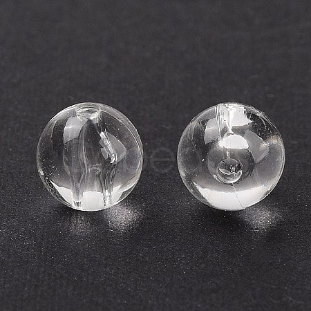Transparent acrylic beads PL526_8MM-1