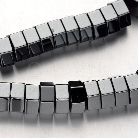 Non-magnetic Synthetic Hematite Bead Strands G-F300-15-09-1
