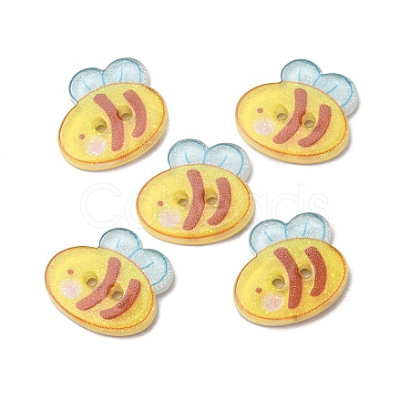2-Hole Resin Buttons RE-CBABECA-02B-1