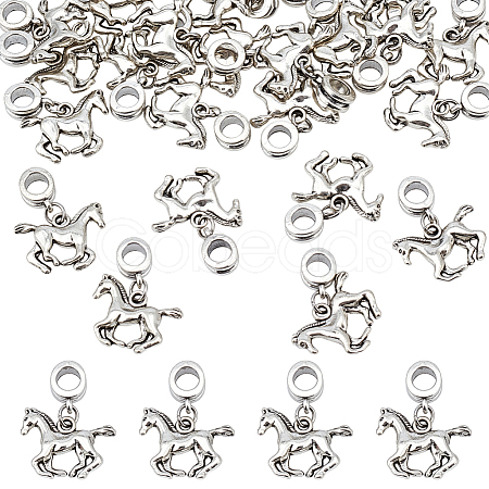 24Pcs Alloy European Dangle Charms PALLOY-PH01870-1