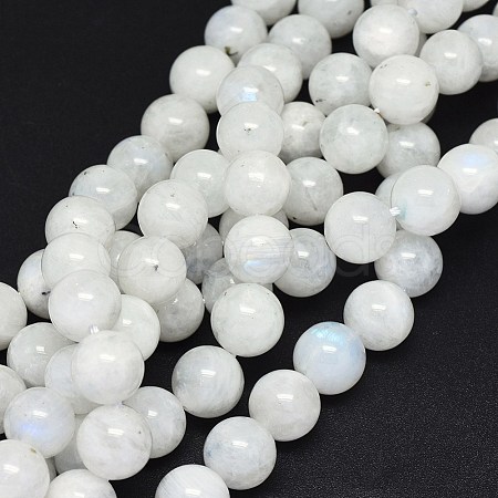 Natural Rainbow Moonstone Beads Strands G-F602-03-10mm-1