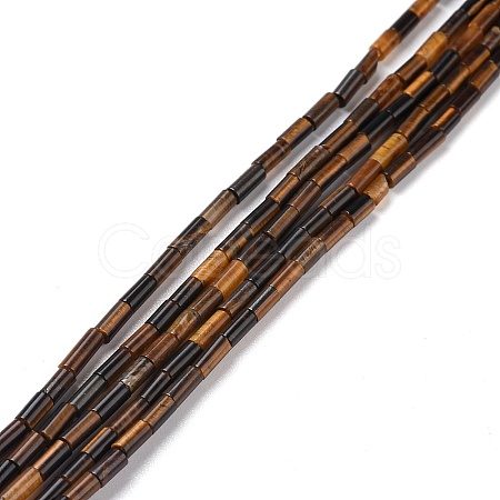 Natural Tiger Eye Beads Strands LS-G-M389-19-1