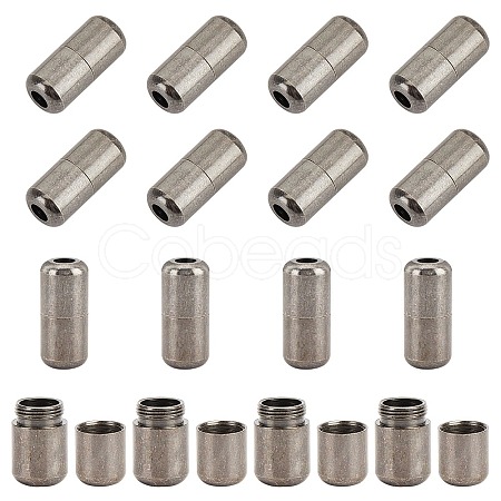 Brass Capsule Lace Lock Buckles KK-PH0001-29B-1