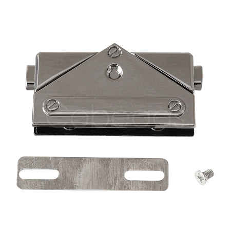 Zinc Alloy Lock Bag Accessories FIND-WH0099-45B-1