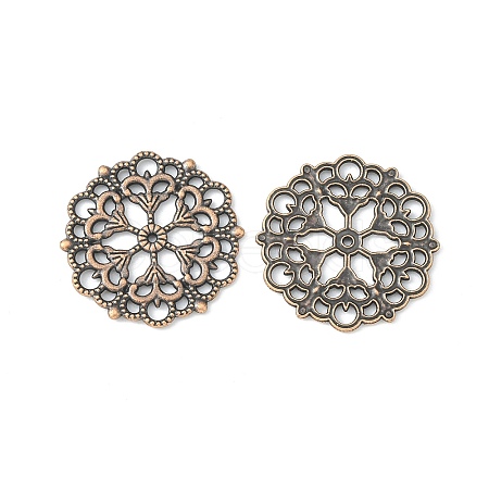 Tibetan Style Filigree Joiners Links LS-TIBE-A11623-R-FF-1