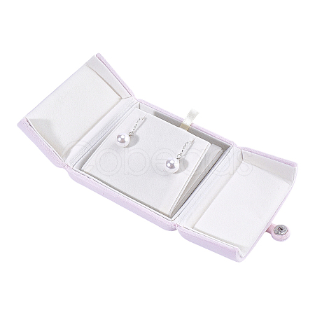Velvet Jewelry Packing Boxes for Big Pendants CON-WH0085-226A-02-1