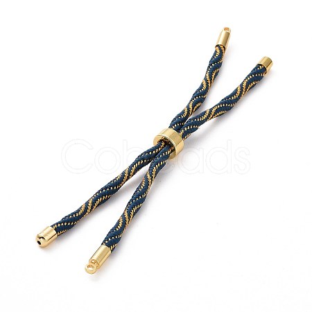 Nylon Cord Silder Bracelets MAK-C003-03G-22-1