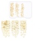 PandaHall Elite 150Pcs 3 Style Gold Plated Brass Chip Solder, for DIY Jewelry Making Repair Electronic Soldering, Golden, 2~3x2x0.1~0.4mm, 50pcs/style